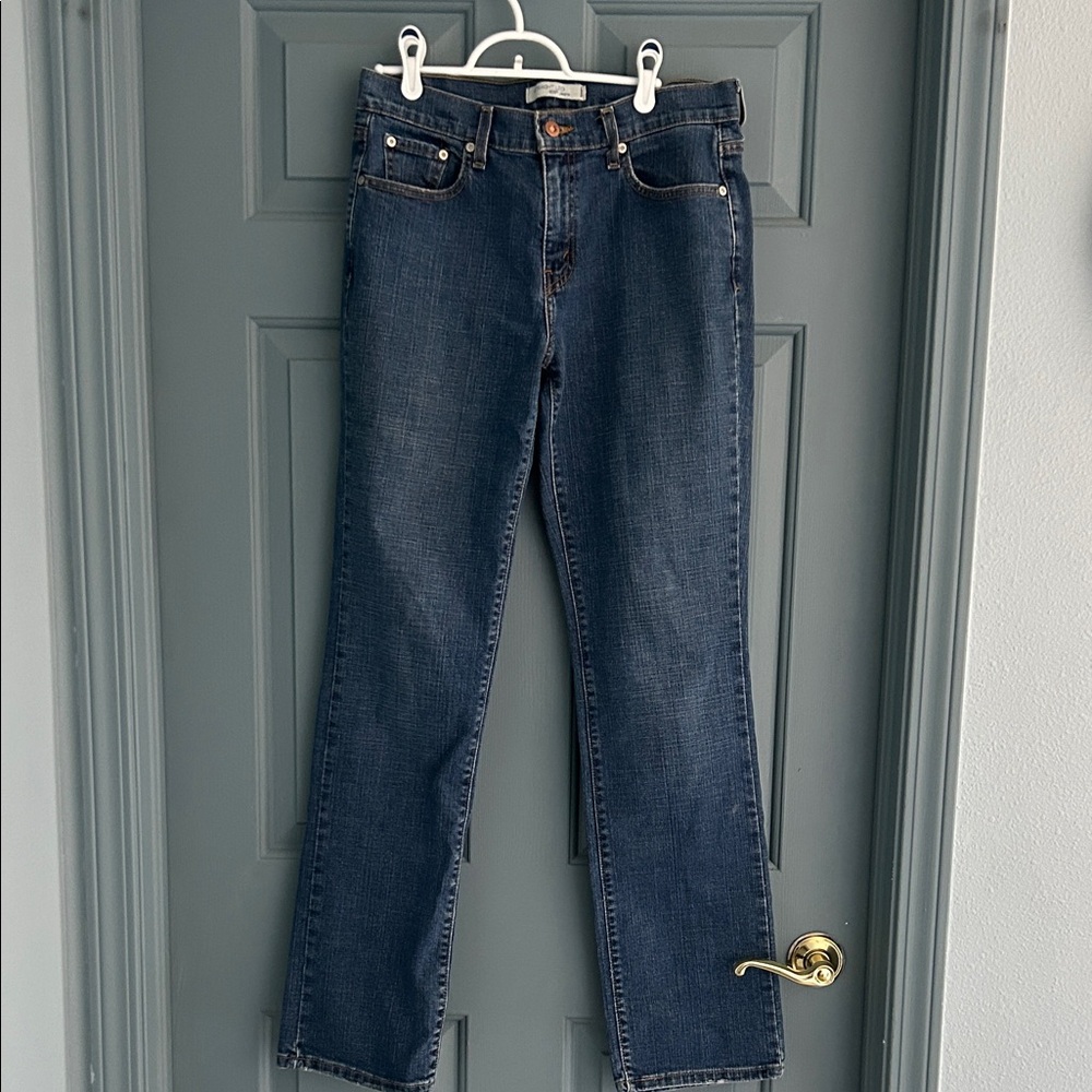 Levi's Dark Blue Straight Leg Women's Jeans
